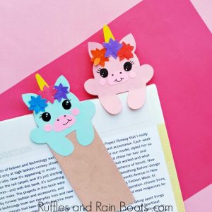 DIY Unicorn Hug Bookmark with Free Printable