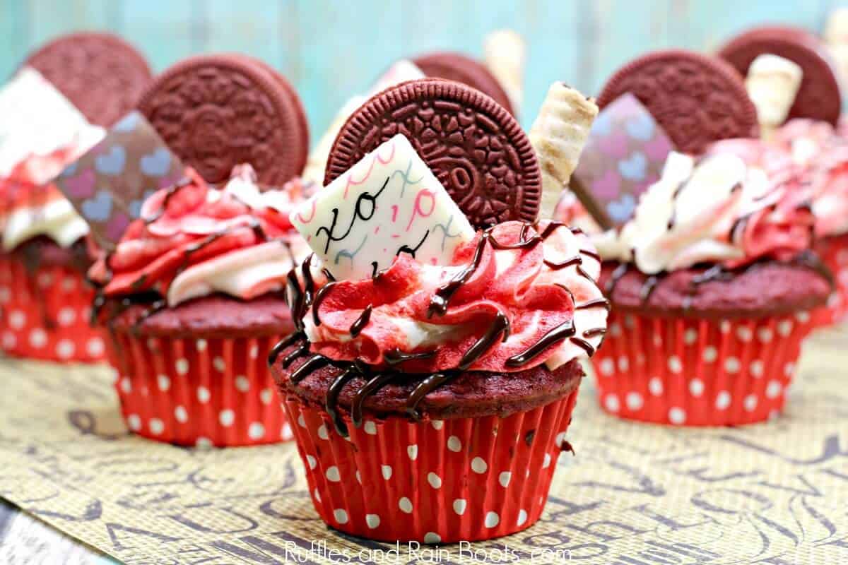 Decadent Red Velvet Cupcakes