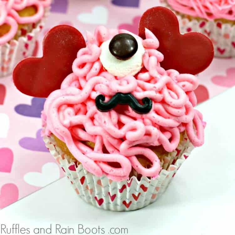 Love Monster Cupcakes for Valentine's Day