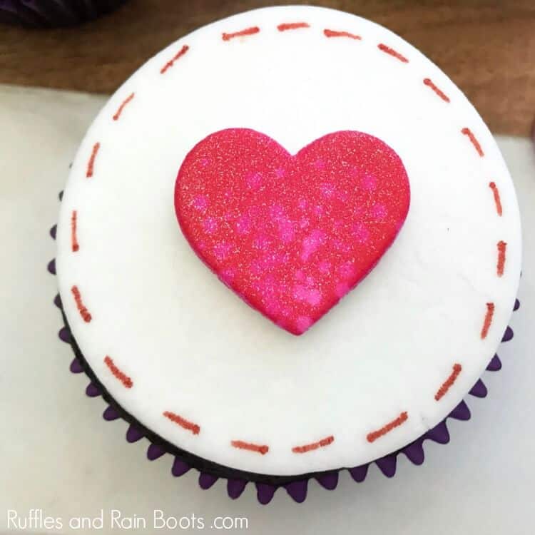 Love Letter Cupcakes for Valentine's Day