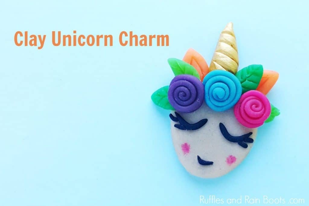 Clay Unicorn Charm - Perfect for Best Friends!