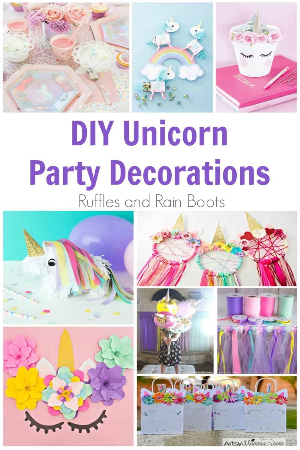 DIY Unicorn Party Decorations: Make Your Celebration Magical