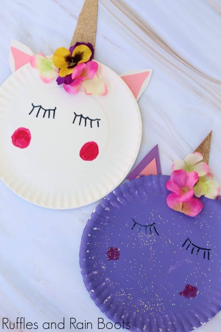 Unicorn Paper Plate Craft - A Quick Craft for Kids