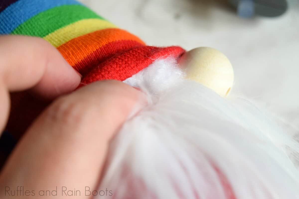 how to make a gnome hat attach to the body