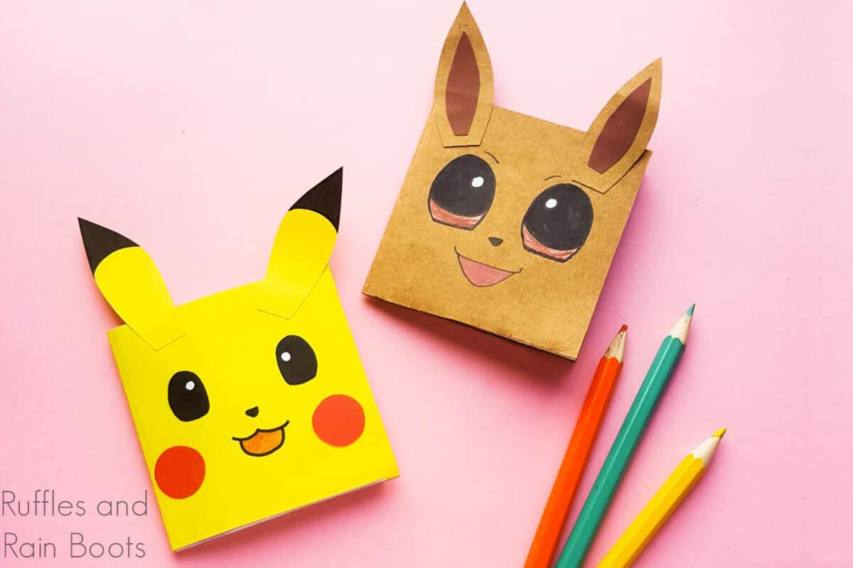 DIY Pokémon Notebook Craft  Diy pokemon crafts, Cute kids crafts, Pokemon  diy