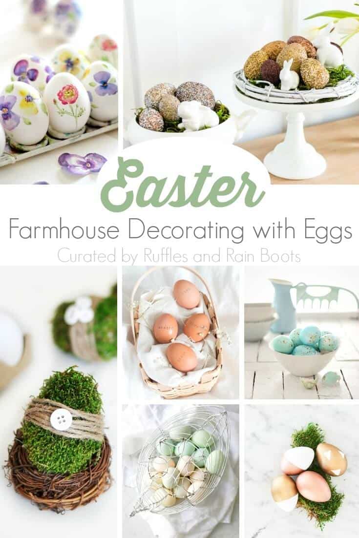decorating with easter eggs farmhouse style