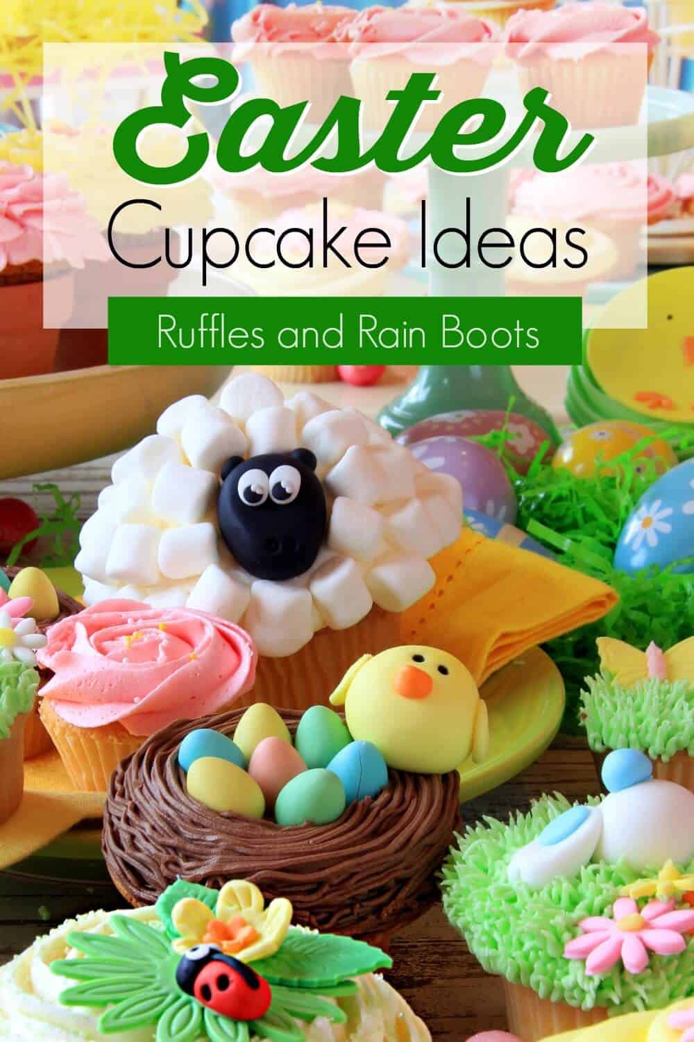 easy and adorable Easter cupcake decorating ideas