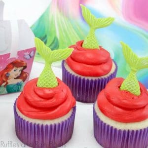 Easy Little Mermaid Cupcakes Will Make Them Sing