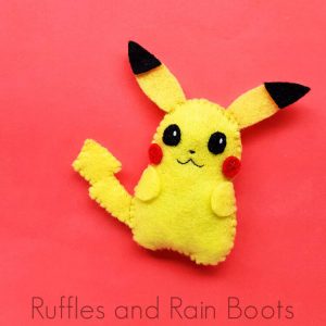 Use This Pikachu Pattern for a Fun Beginner Sewing Pokemon Craft