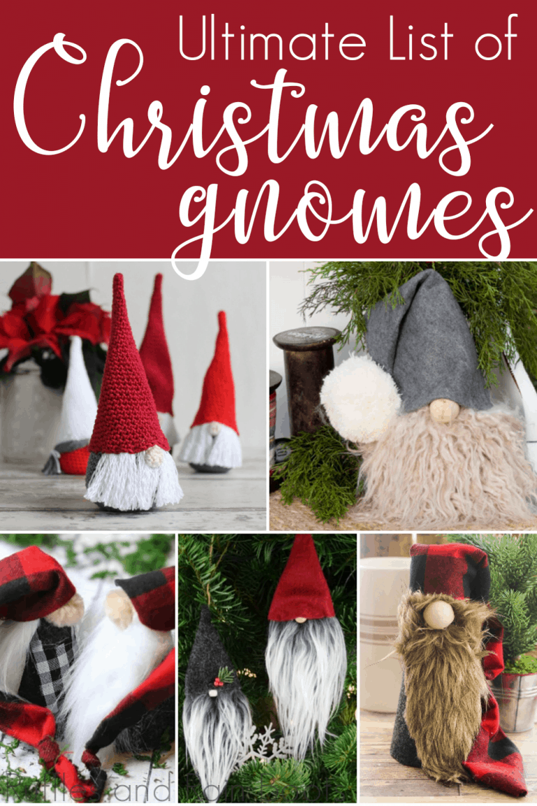 The Best DIY Christmas Gnome Tutorials for Tomte Making