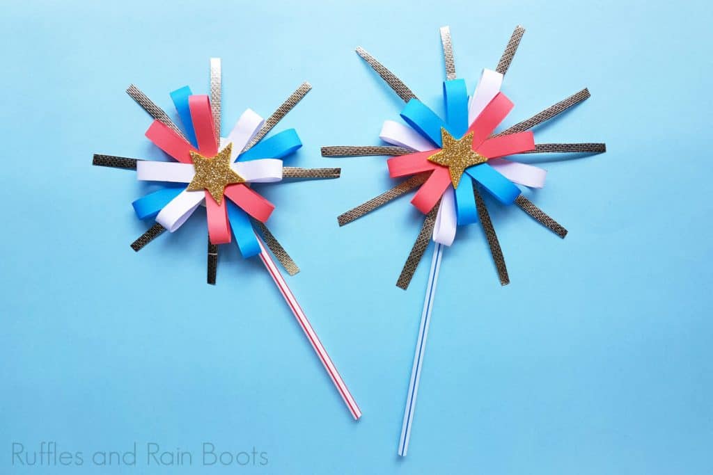 These Paper Fireworks for Perfect for Kids Who Get Scared