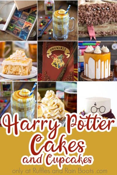 Homemade Harry Potter Cakes and Cupcakes - Ruffles and Rain Boots