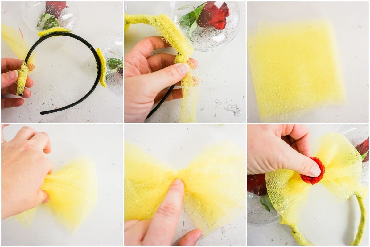 how to make princess belle mickey ears for disney