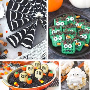photo collage of Fun Spooky Halloween Treats S