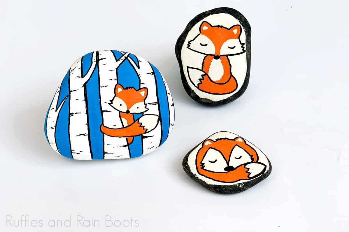 Paint-Your-Own Rock Pal - Fox at Lakeshore Learning