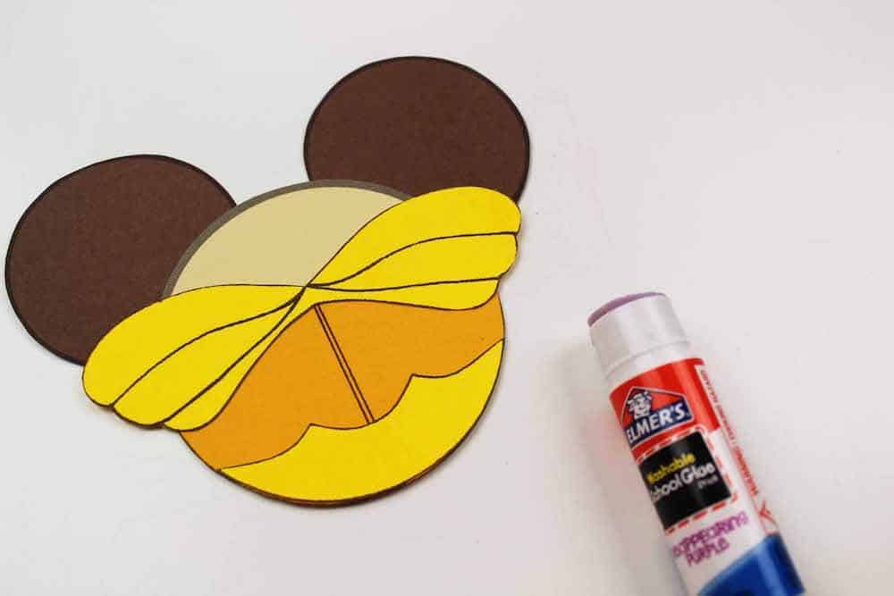 how to make beauty and the beast ornaments for christmas how to glue on the bodice for belle's dress for the beauty ornament