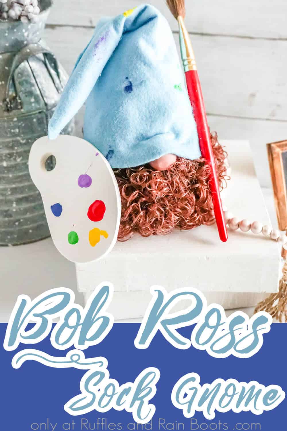 Bob Ross Socks - Painting Bob Ross