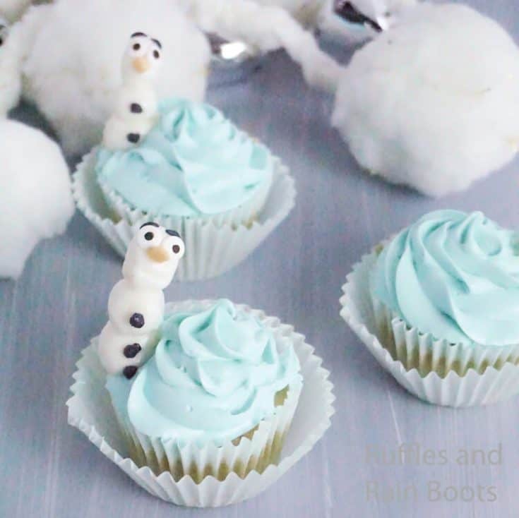 how to make cupcakes for a frozen party