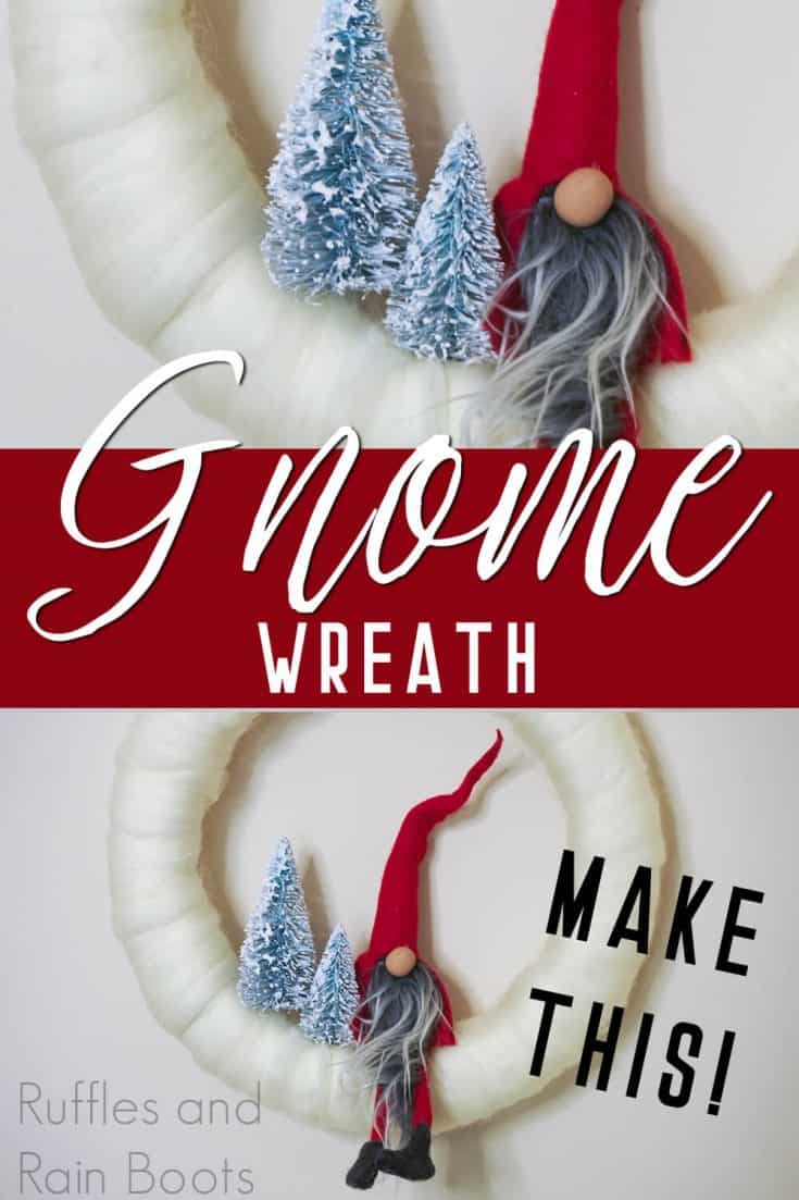 This Gorgeous Christmas Gnome Wreath is So Easy and Fun!