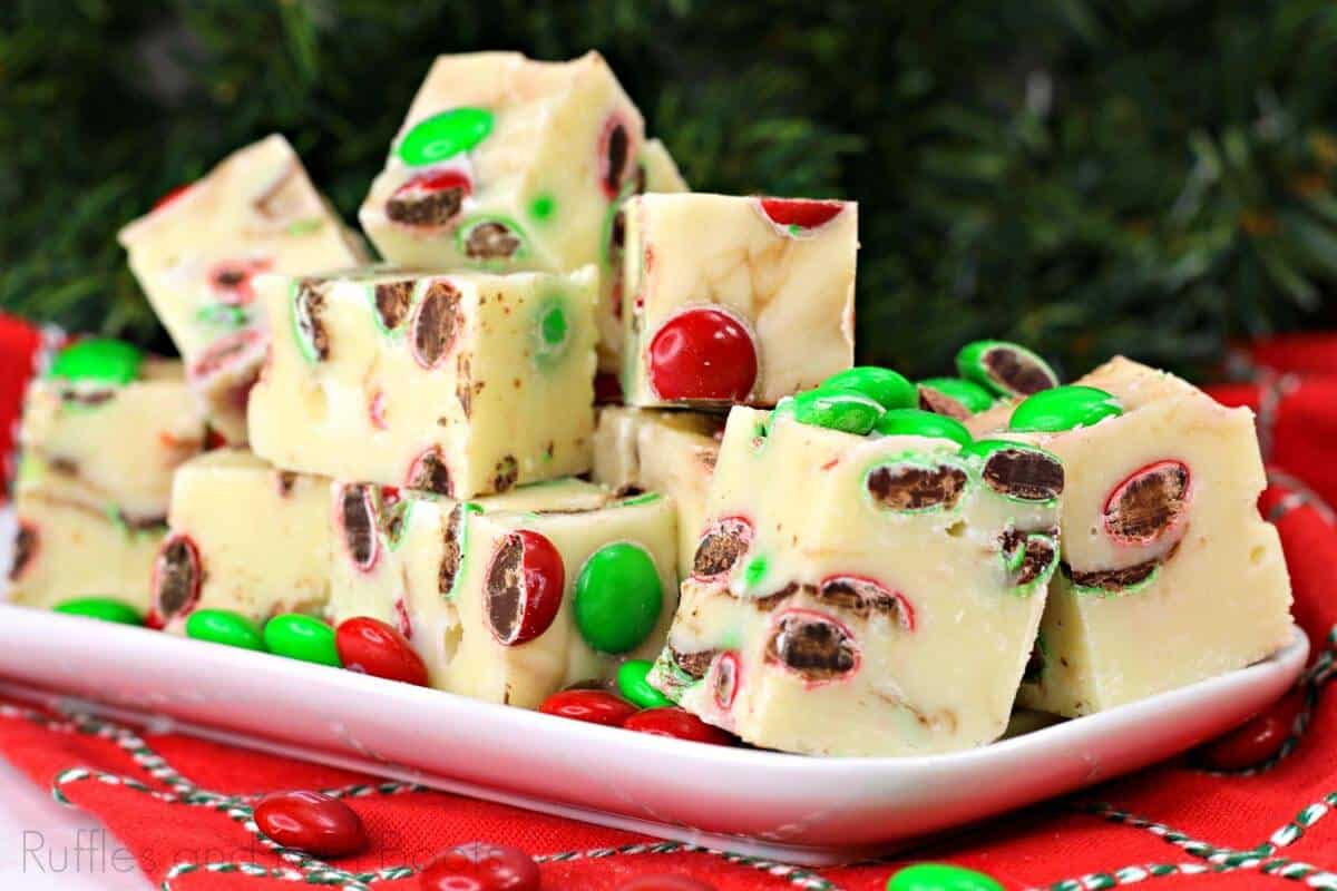 Christmas White Chocolate Fudge recipe