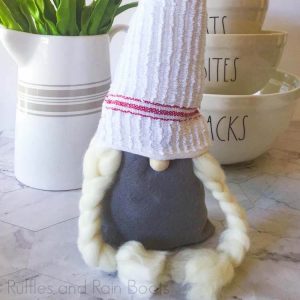 Make This Farmhouse Girl Gnome in 20-Minutes!