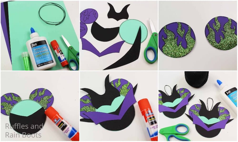 how to make a maleficent ornament for christmas
