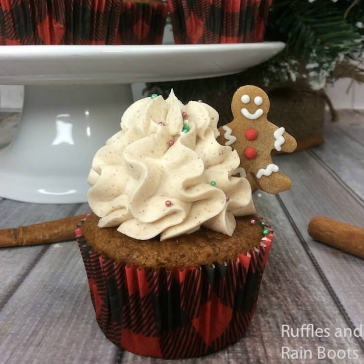 how to make gingerbread cupcakes