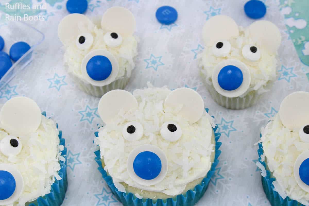 how to make winter cupcakes