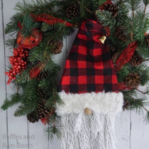 Make This Dollar Store Gnome Wreath in 20 Minutes!