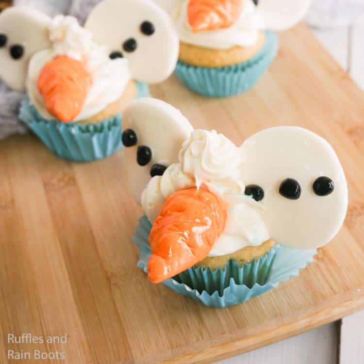 how to make frozen cupcakes with olaf