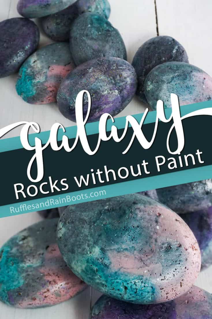 Galaxy Rocks Make Easy Galaxy Painted Rocks (without Painting!)