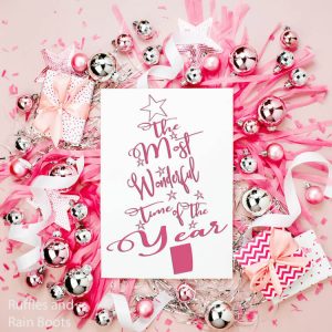 Get a Gorgeous Most Wonderful Time SVG for Holiday Crafts