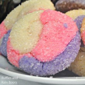 how to make santa sugar cookies