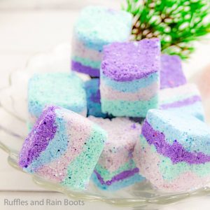 Easy Mermaid Sugar Scrub Cubes Make Perfect Mermaid Gifts!