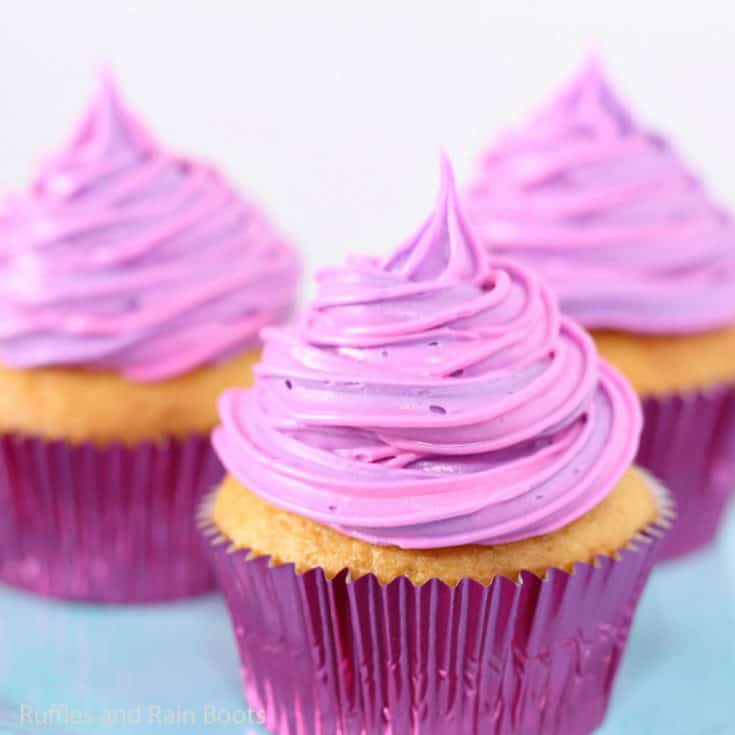 unicorn cupcakes with sprinkles inside