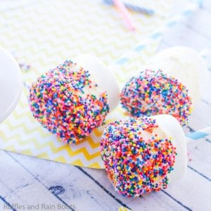marshmallow pop birthday treat
