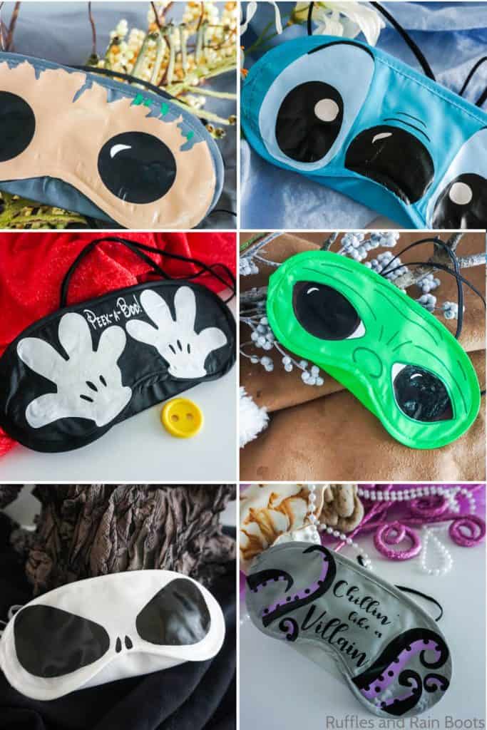photo collage of disney eye mask fish extender gift ideas