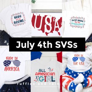 4th of July SVG Files for Independence Day Cricut and Silhouette Crafts