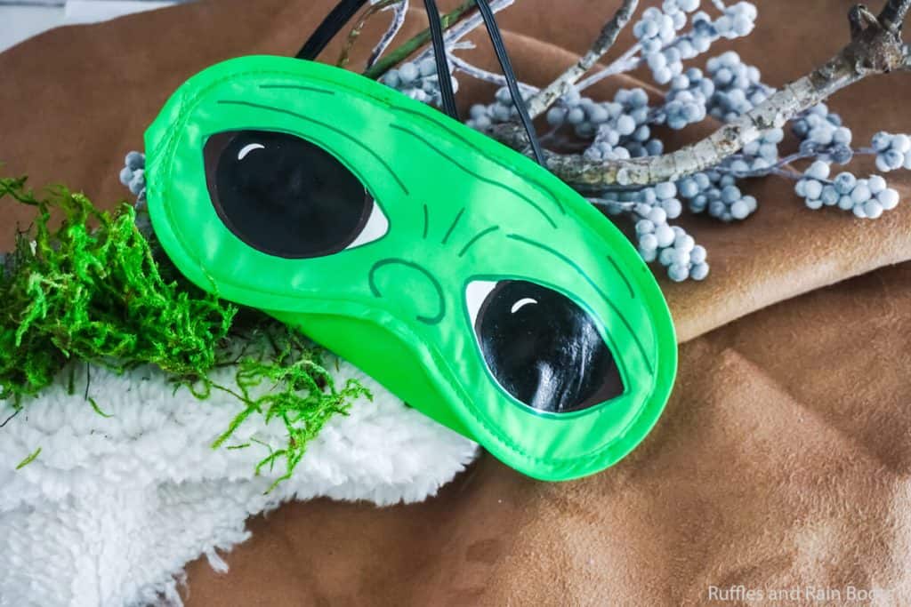 This Baby Yoda Sleep Mask is the Star Wars Craft of Your Dreams!