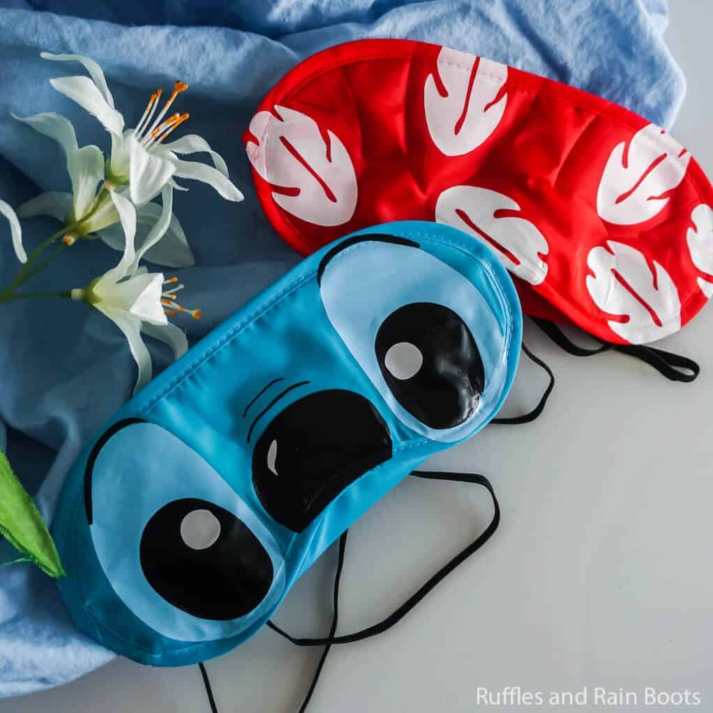 how to make a disney sleep mask for stitch movie