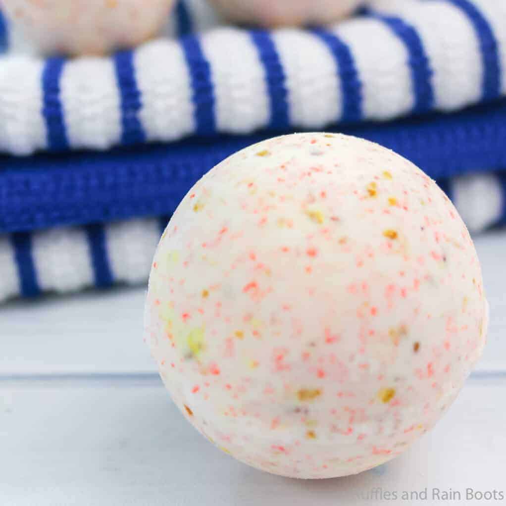 how to make bath bombs with orange scent