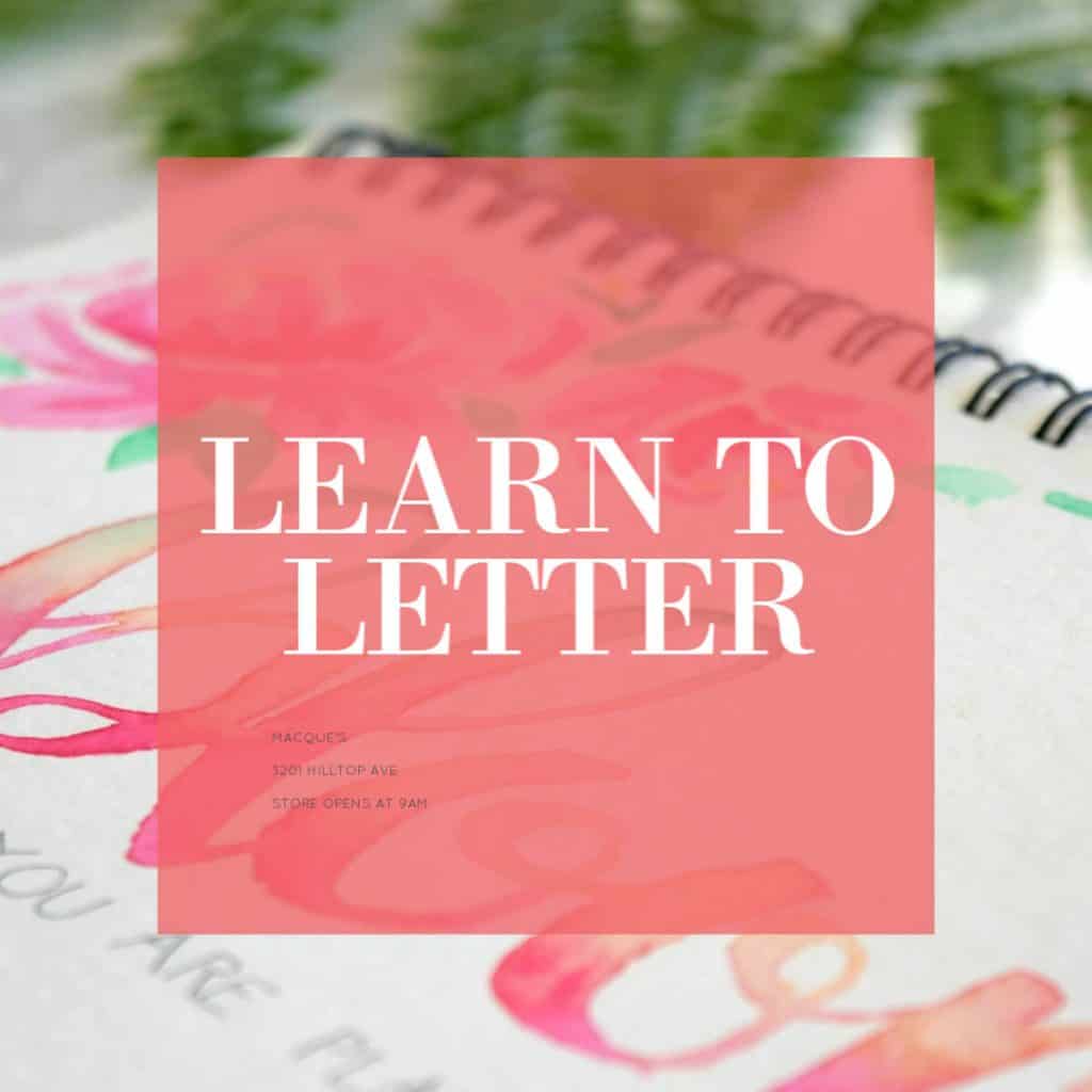 learn how to hand letter using free lettering practice sheets for flourish brush lettering and bounce