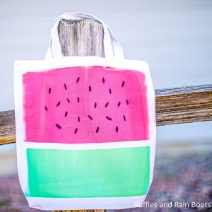 This Incredibly Simple Infusible Ink Watermelon Tote Craft is Awesome!