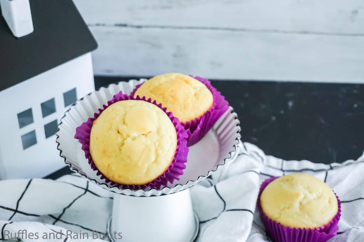easy recipe for vanilla muffins