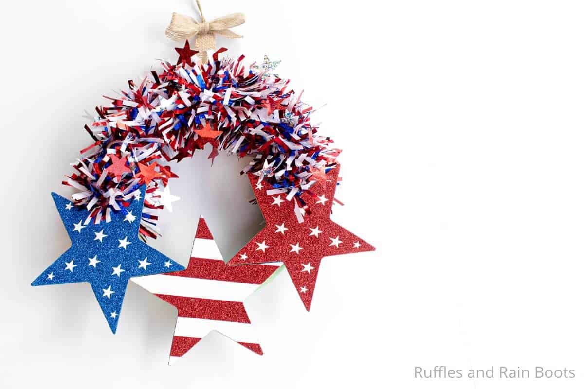 Patriotic Wreath for 4th of July
