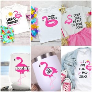 This Adorable Flamingo SVG Set is the Best Summer Digital Fun!