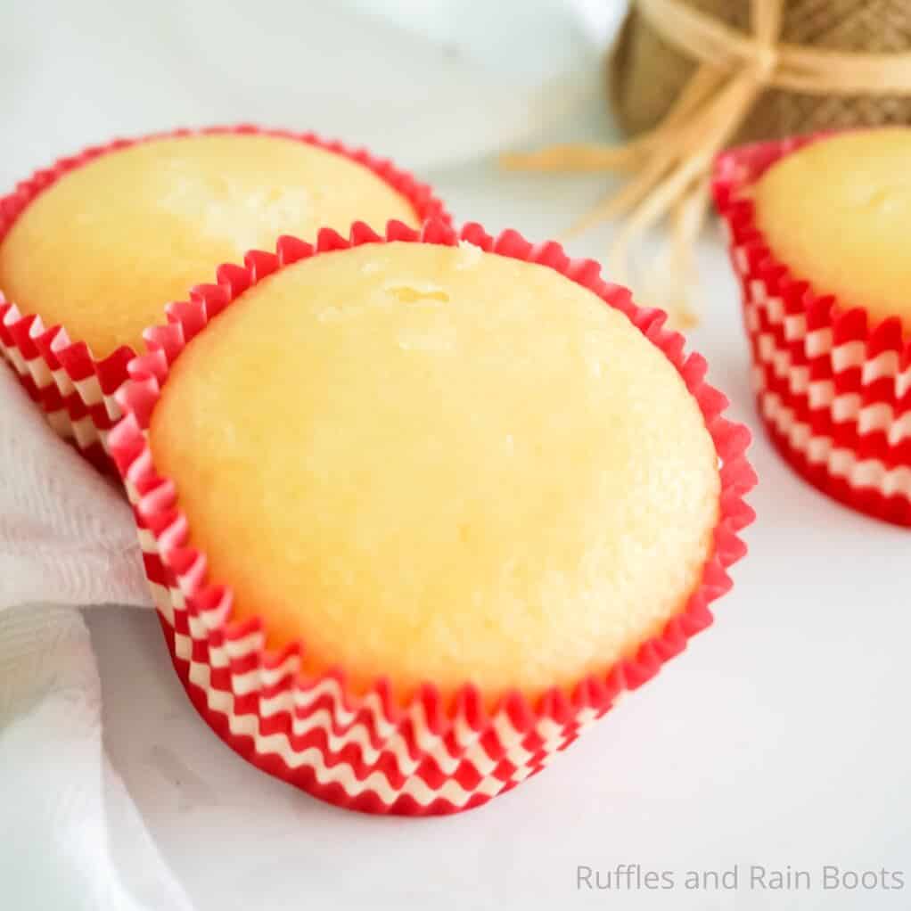 Small-Batch Vanilla Cupcakes - Just so Tasty