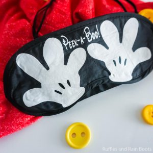 This Super Fun Mickey Hands Sleep Mask is Fast and Funny!