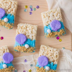 These Fun Mermaid Rice Krispies are Perfect for a Mermaid Party!