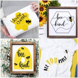 These Bee SVG Files for Cricut or Silhouette Are the Bezzzt!!